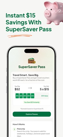 Ride with OurBus App screenshot