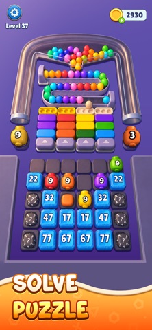 Color Beads Drop iPhone screenshot