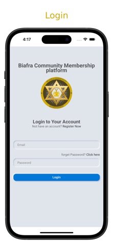 Biafra Community Portal screenshot