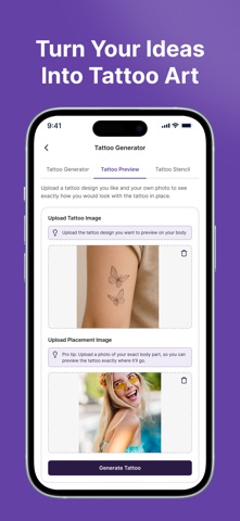 Tiny Parrot - Tattoo Generator screenshot