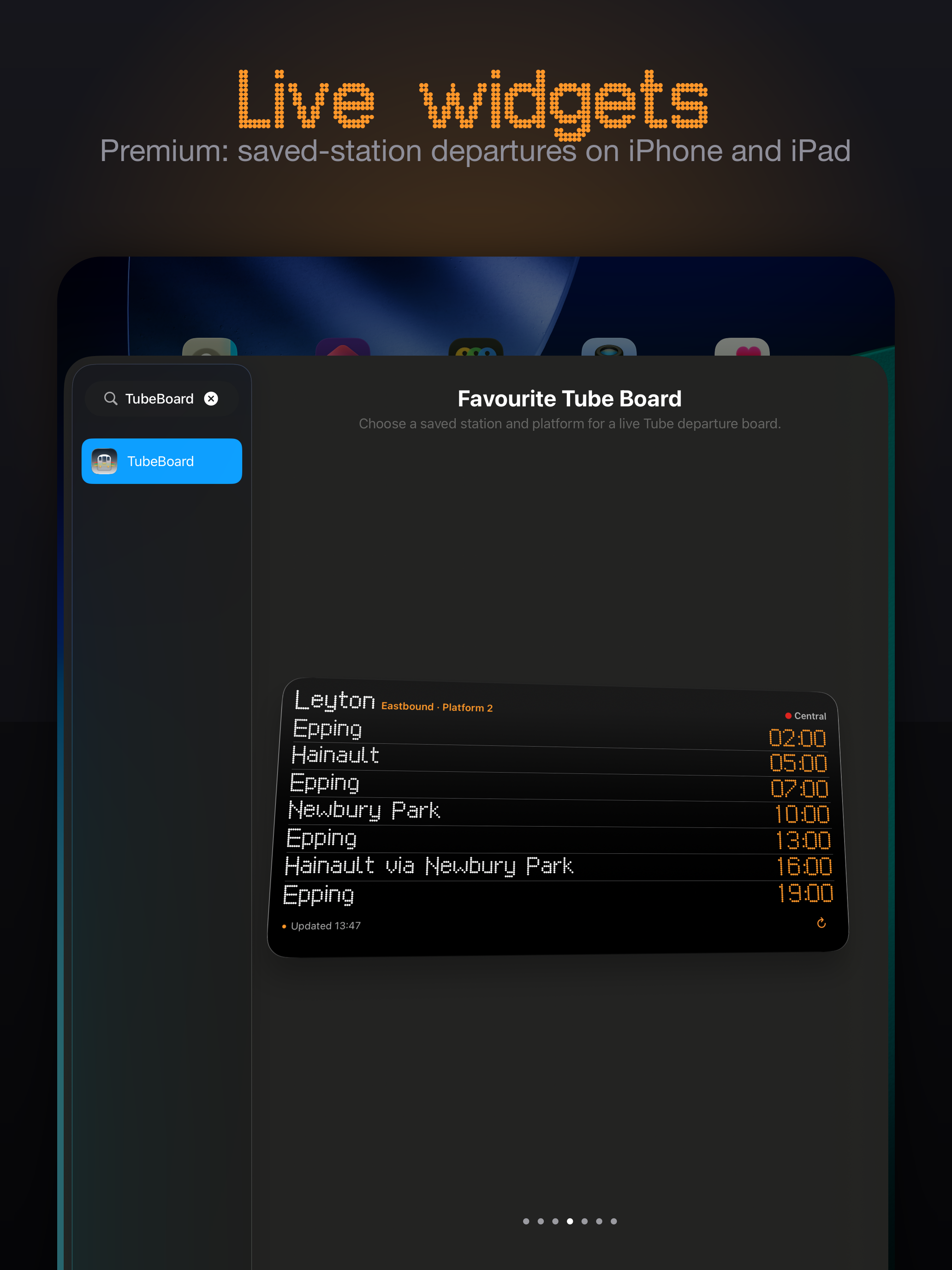 TubeBoard: Live Departures screenshot 8