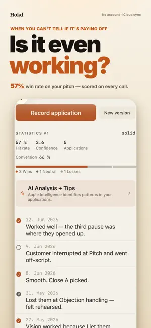 Hokd: Work Progress Journal screenshot 1
