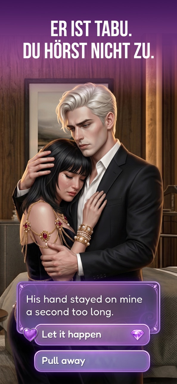Midnight Stories: Love Game iOS Mod IPA screenshot 3 - iOS game interface