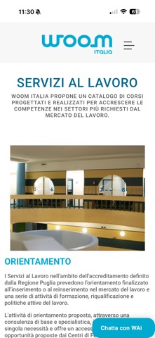 Woom Italia screenshot