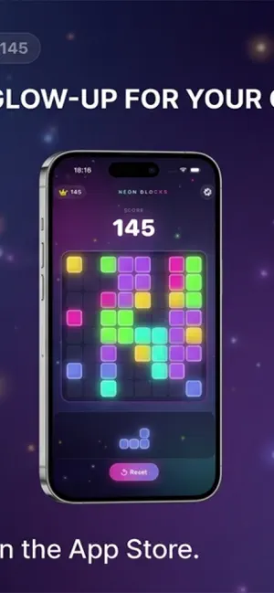 Neon Blocks : Blast screenshot 3