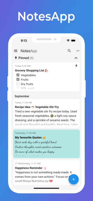 NotesApp - Safe, Rich Notepad Screenshot 1 of 8