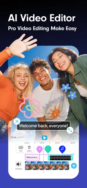 YouCam Video: AI Video Editor screenshot 1
