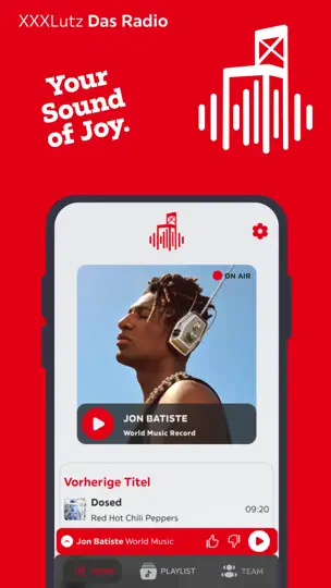 Screenshot von XXXLutz Das Radio auf dem iPhone 1