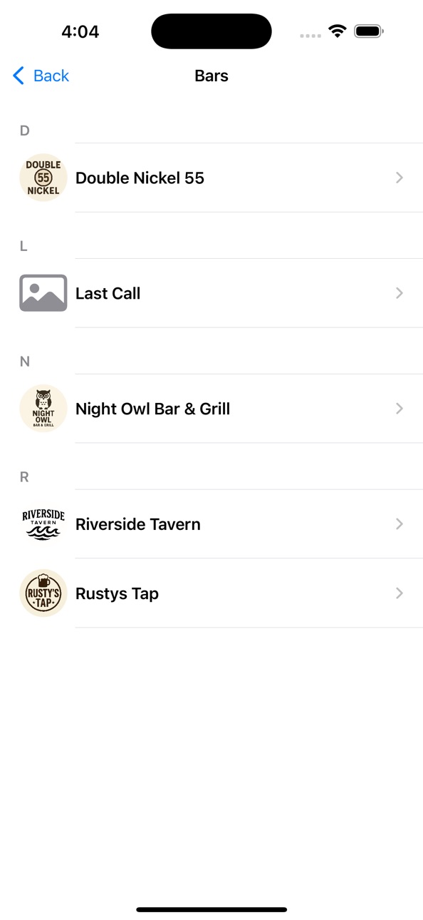 iPhone screenshot