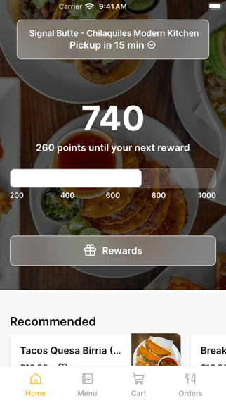 Chilaquiles Modern Kitchen iPhone screenshot 1 - Food & Drink app