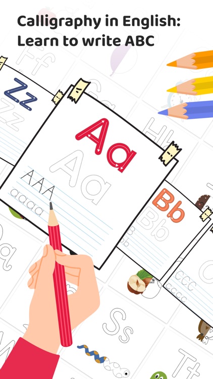 Calligraphy paint in English