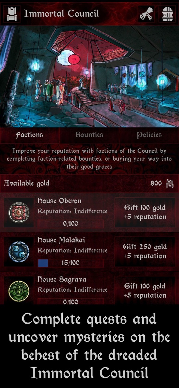 Grim Omens - Old School RPG iOS Mod IPA screenshot 6 - iOS game interface