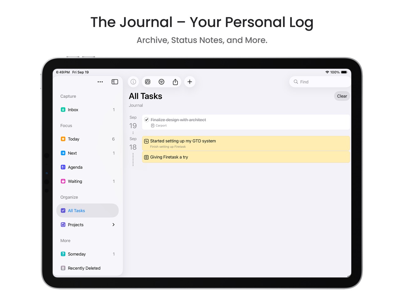 iPad screenshot
