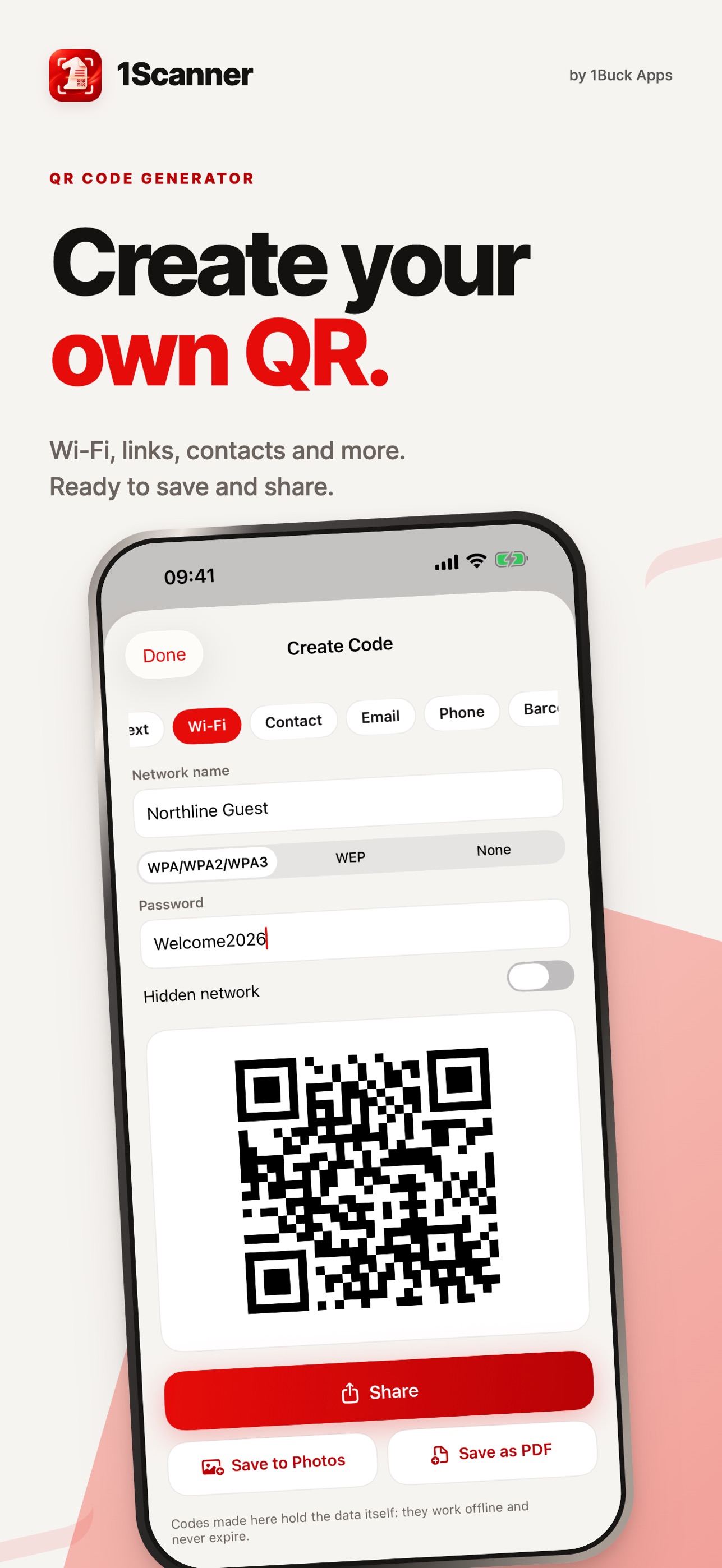 Screenshot 5 of 1Scanner: PDF & QR Scanner