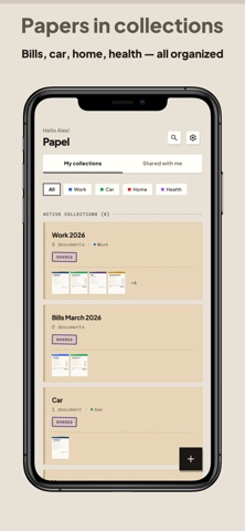 Papel: Receipt & Doc Organizer Screenshot 1 of 5