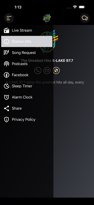 K-LAKE 97.7 Screenshot 7 of 9