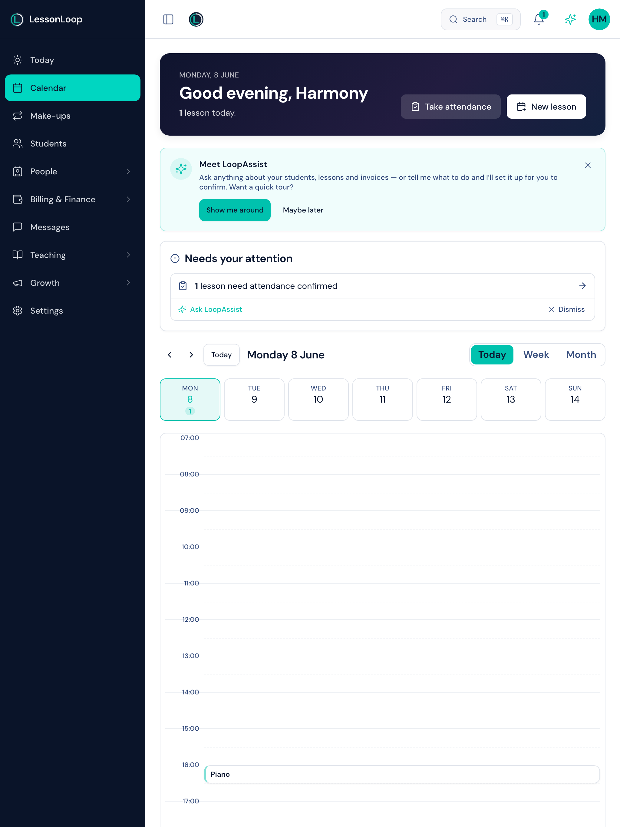 LessonLoop screenshot 9