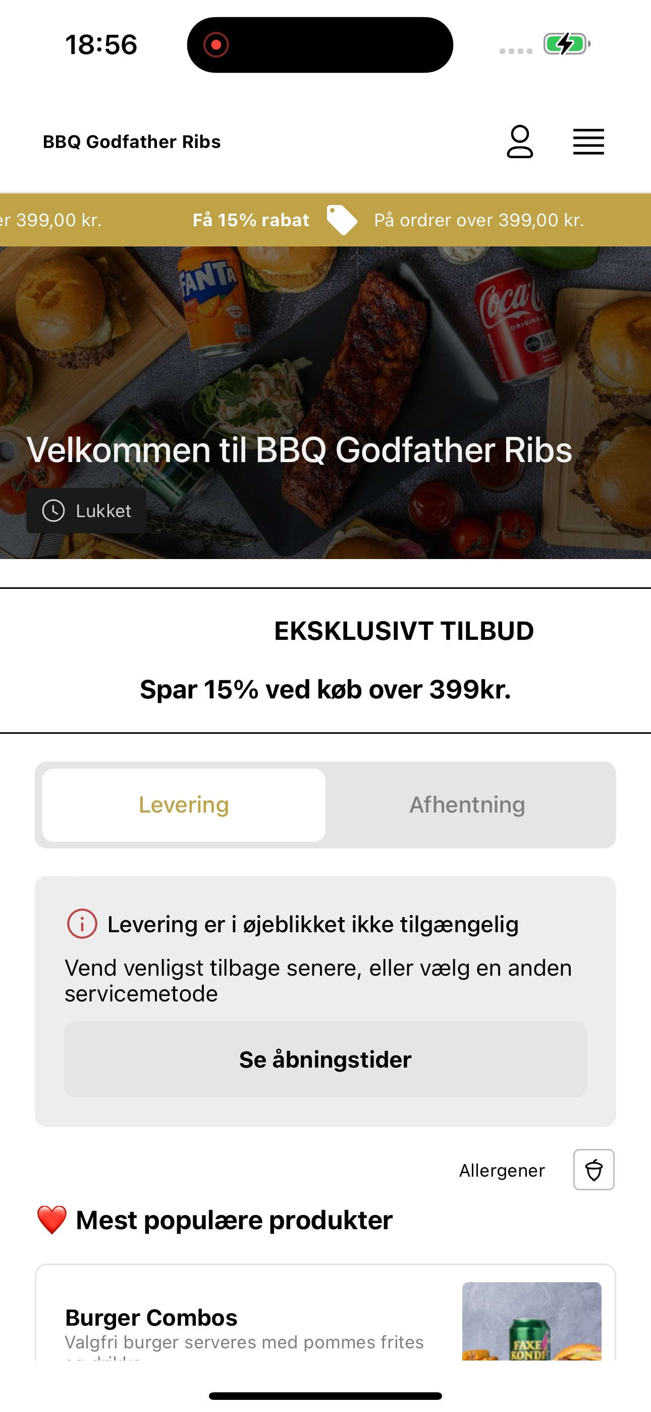 BBQ Godfather Ribs screenshot 5