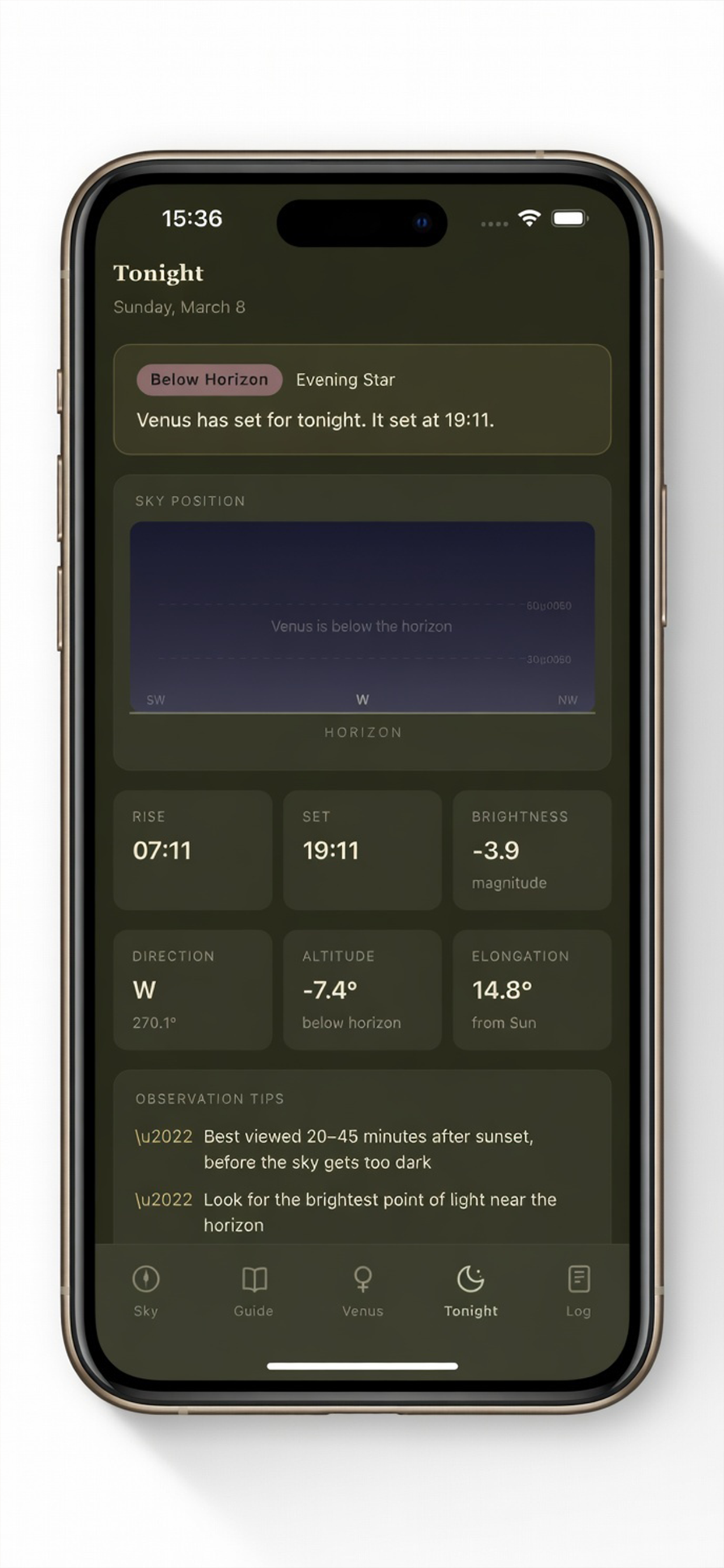 Venus Tracker