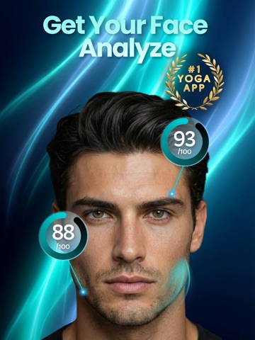 GlowUp AI - Face Yoga iPad screenshot
