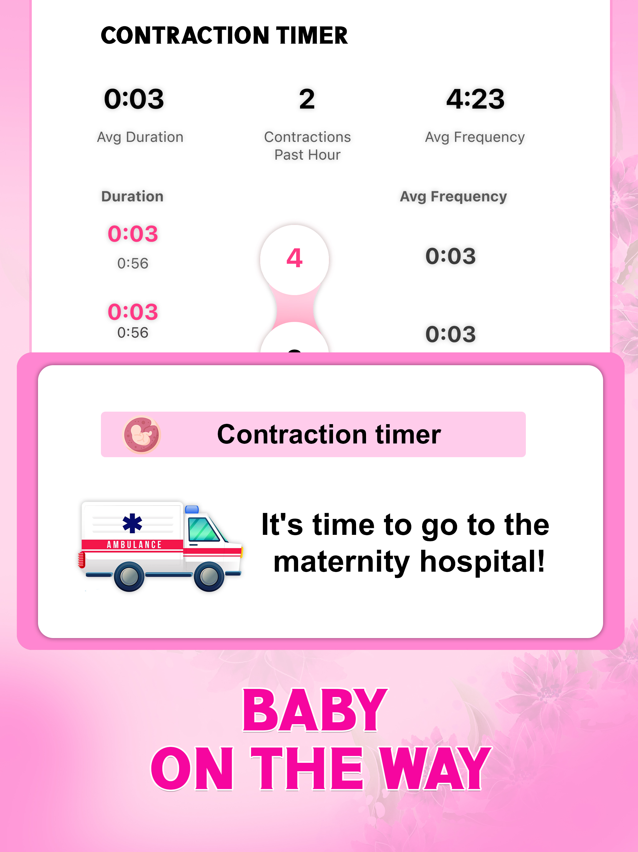 Contraction Timer for Birth screenshot 10