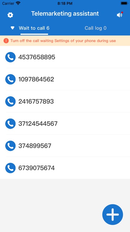 Telemarketing assistant