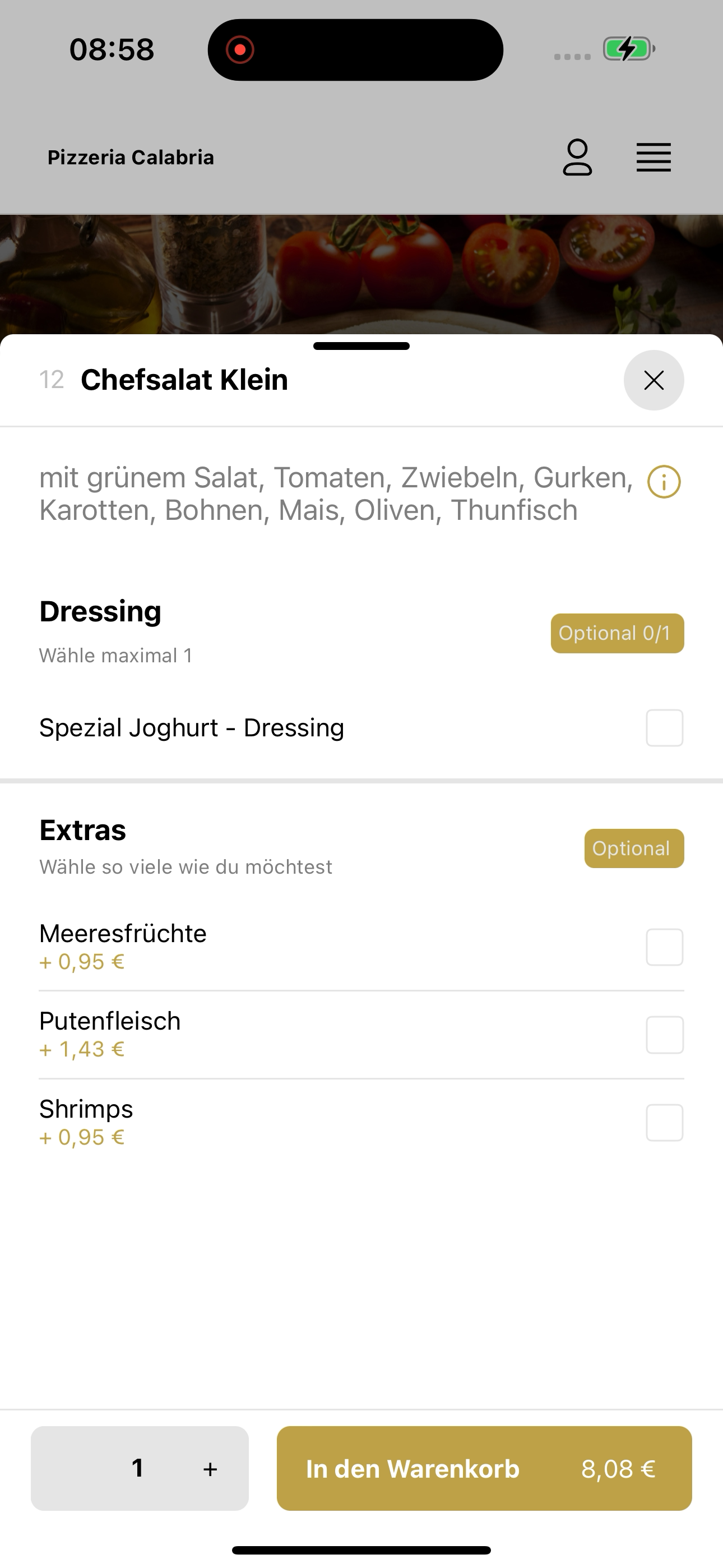 Pizzeria Calabria DE screenshot 4