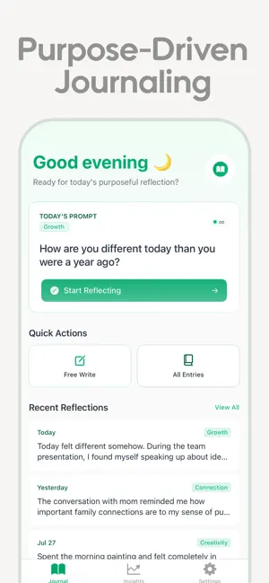 Daily Journal: Consistent screenshot 1