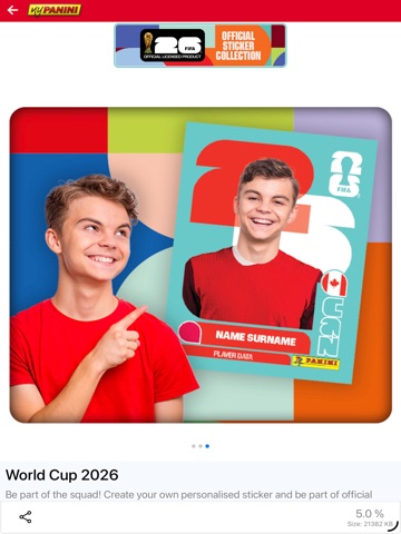 MyPanini™ iPad screenshot