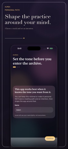 Aurea — Daily Wisdom iPhone screenshot