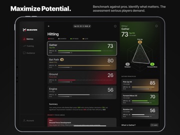 Maven Baseball iPad screenshot