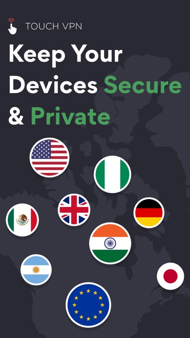 Screenshot #1 pour TouchVPN - Fast VPN