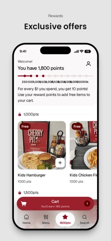 Cherry Pit Cafe iPhone screenshot