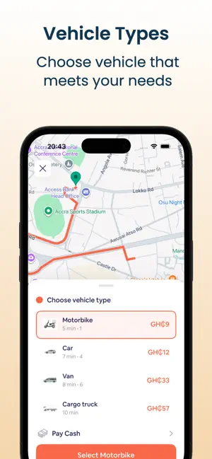 Haulio: Ride hailing, packages screenshot 3