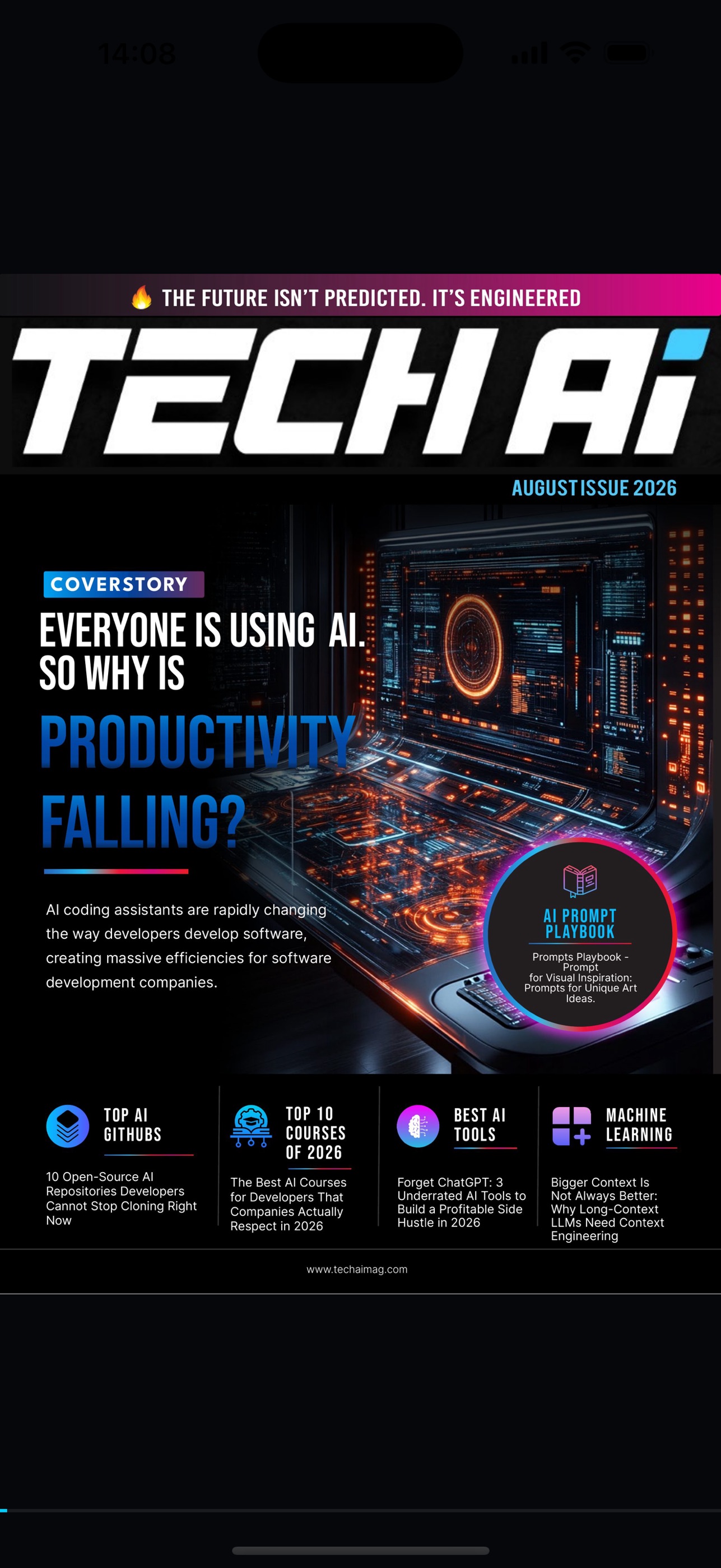 Screenshot 3 of Tech AI Magazine