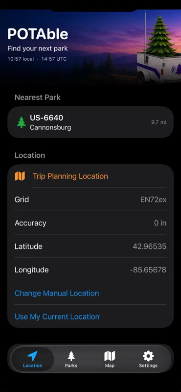 POTAble: POTA Park Finder screenshot 1 of 4