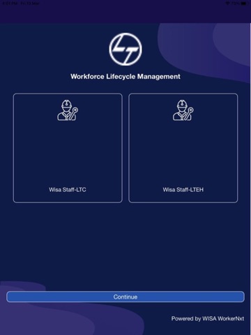 WISA Staff iPad screenshot
