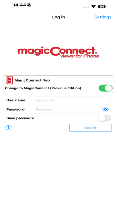 Screenshot #1 pour MagicConnect Viewer