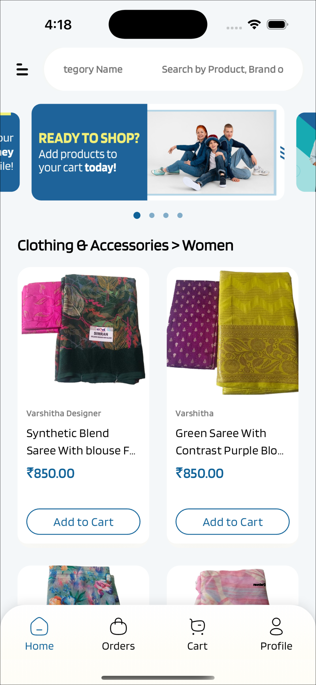 Varshitha Designer Saree App