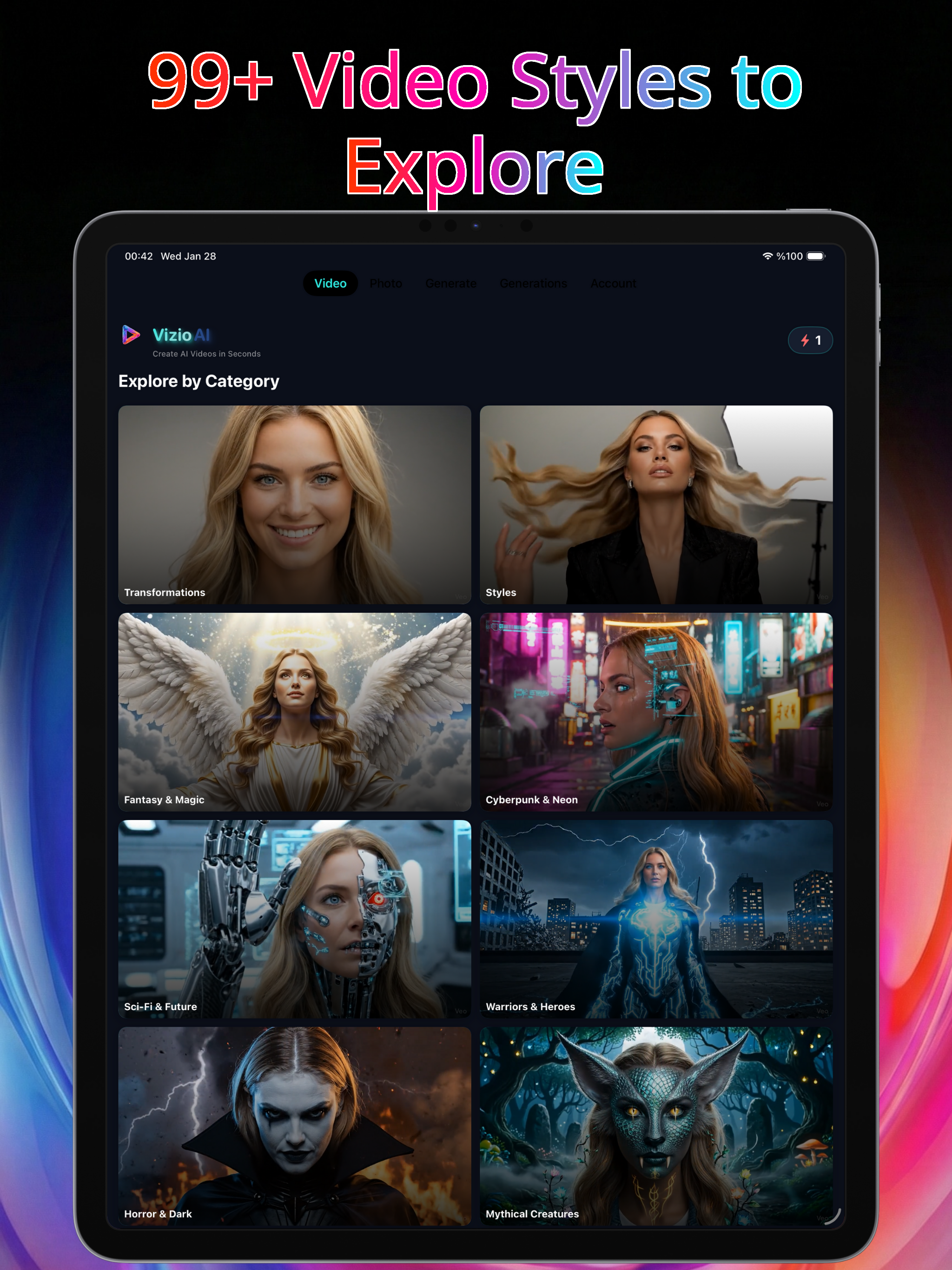 AI Video Generator - VizioAI