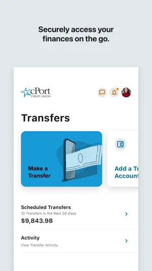cPort Credit Union screenshot 2