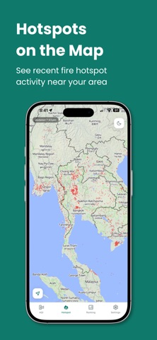 Neefoon - AQI & Hotspot Map screenshot
