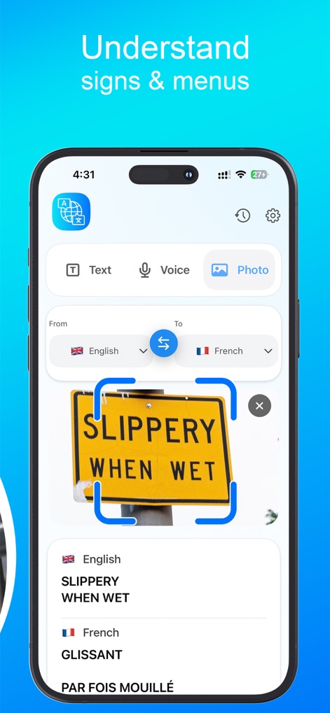 Translate and Translation - translate-app-text-to-text-feature