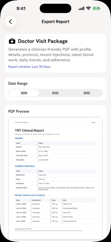 TRTracker: TRT Companion Screenshot 8 of 8