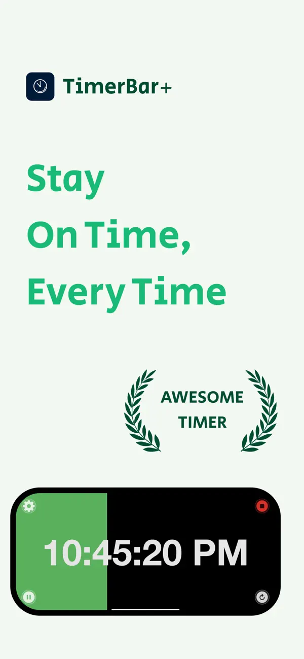 #1. TimerBar+: Presentation Timer (iOS) Bởi: Hwechul Cho
