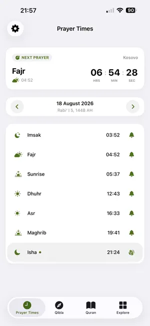 Falu - Prayer Times, Quran screenshot 1