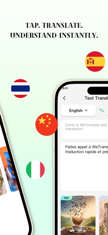 WeTranslate: Chat & Snap iPhone screenshot