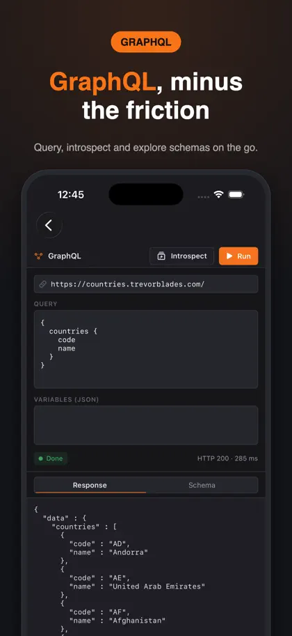 Screenshot 3 di 6 di PostX - Rest API Client