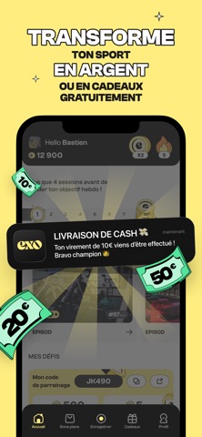 EXO, Sport = Argent + Cadeau iPhone screenshot 1