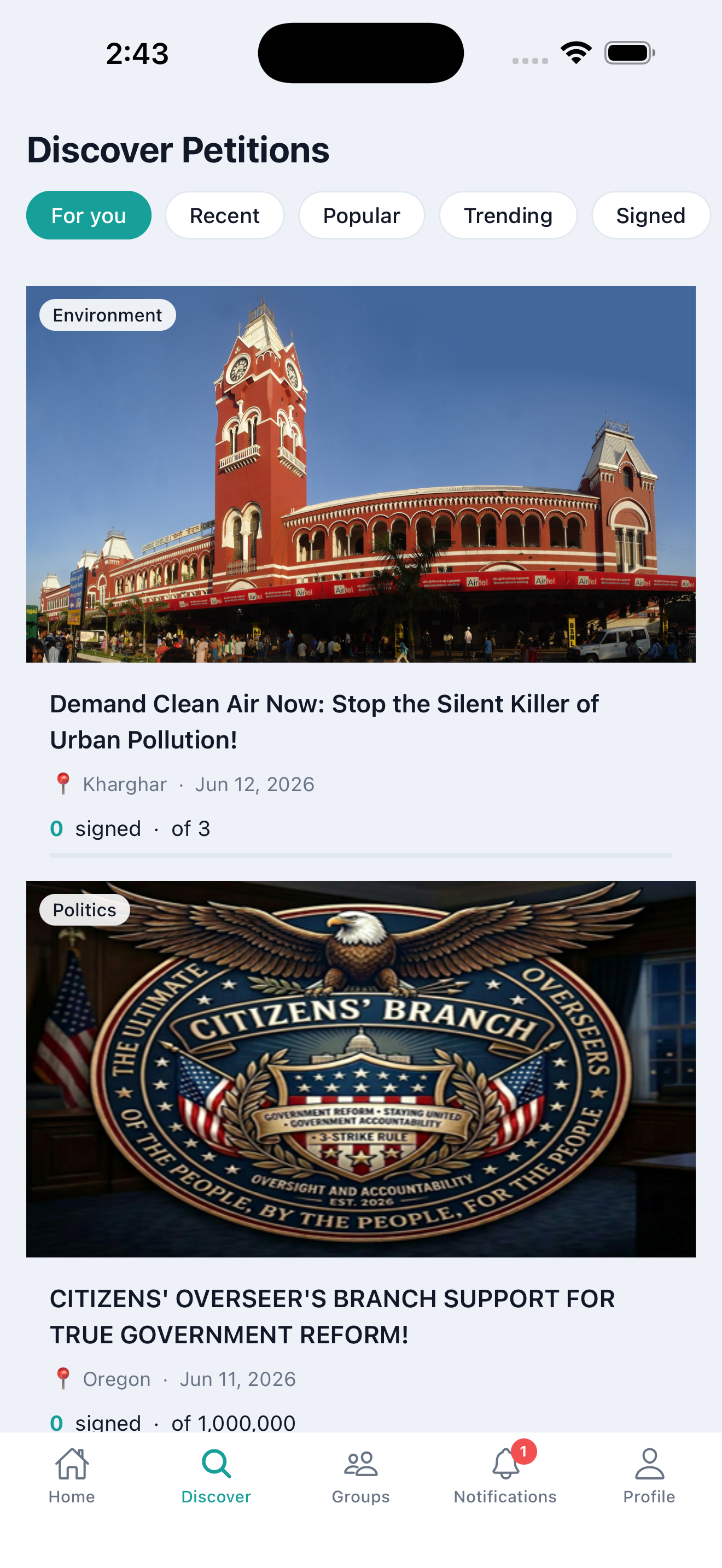 iPetition: Sign Petitions screenshot 3